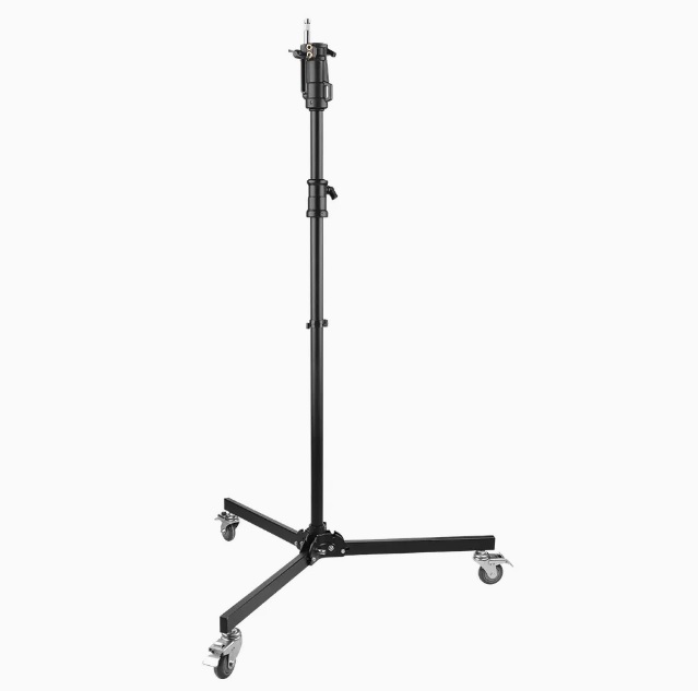 סטנד תאורה מקצועי E-IMAGE RS-860 עם גלגלים ובסיס נמוך - עומס עד 10 ק